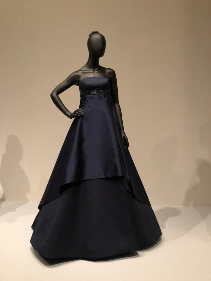 Midnight Blue Strapeless Gown from 2001