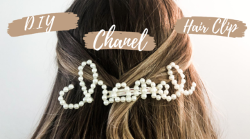 DIY Chanel Hair Clip Cover Photo